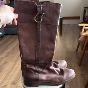 Sperry Dark Brown Leather Boots